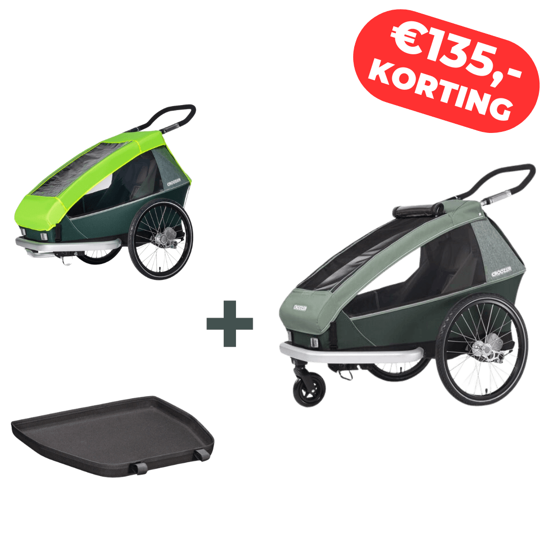 Croozer_vaaya_fietskar_regenhoes_vloerbeschermer